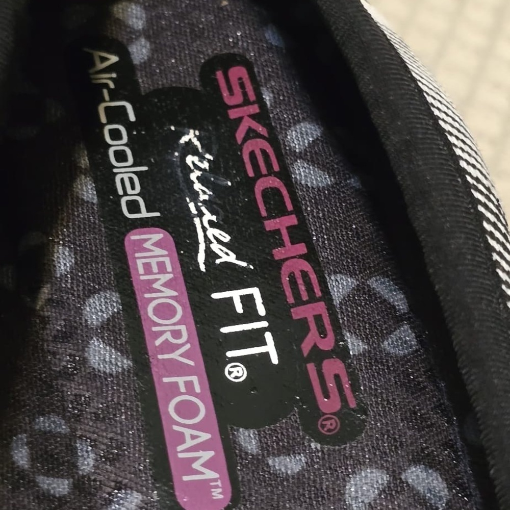 Skechers Black and White Slip-Ons - Picture 7 of 7